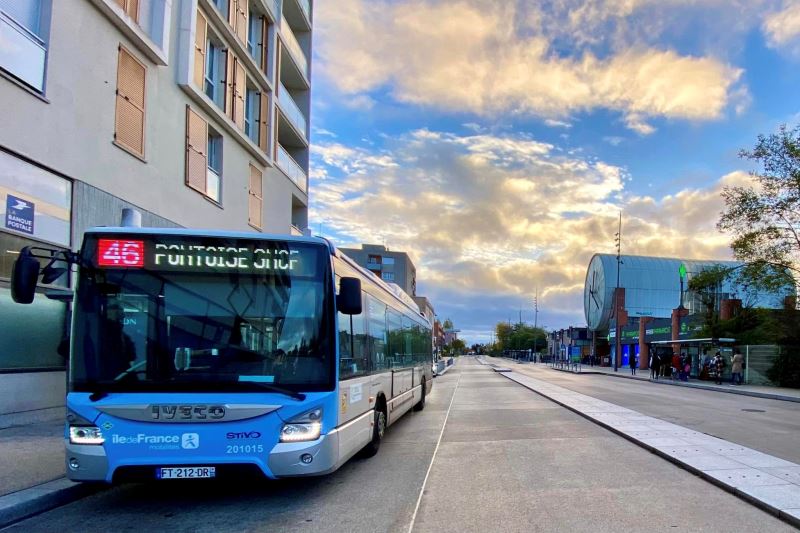 Une Nouvelle Ligne De Bus Entre Les Gares De Cergy Saint Christophe Et