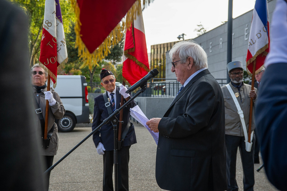 Commémoration du 79e anniversaire de la libération de Cergy - voir en plus grand : (fenêtre modale)