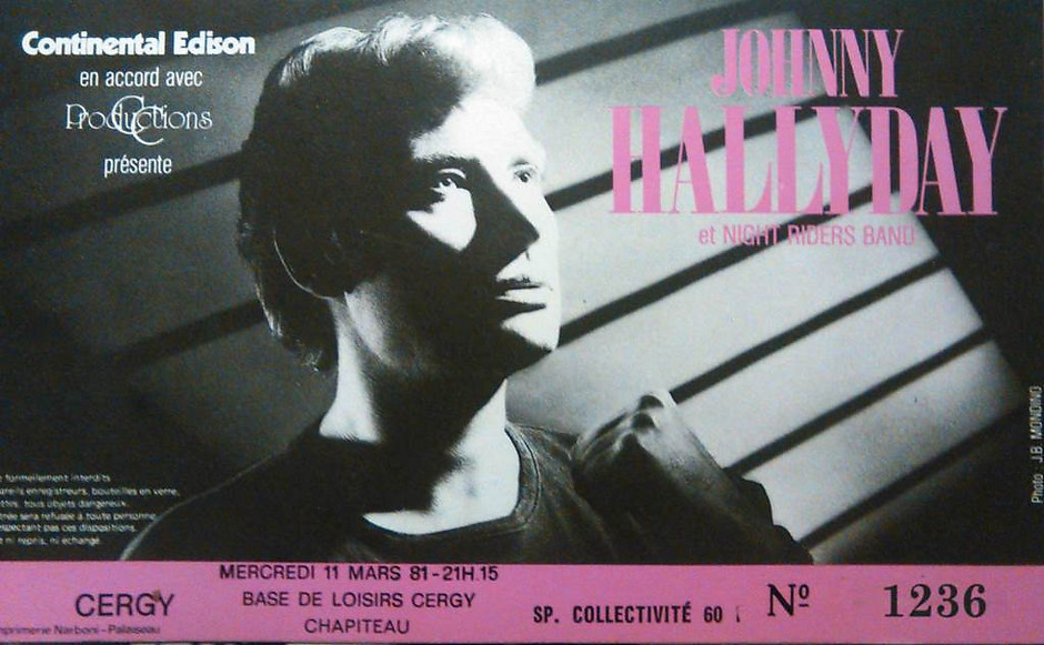 Concert gratuit de Johnny Hallyday à la base de loisirs en 1981 - voir en plus grand : (fenêtre modale)