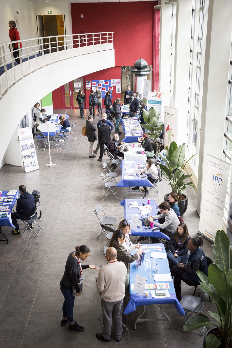 Village santé avec les acteurs santé du territoire à l'hôtel de ville, 5 octobre - voir en plus grand : (fenêtre modale)