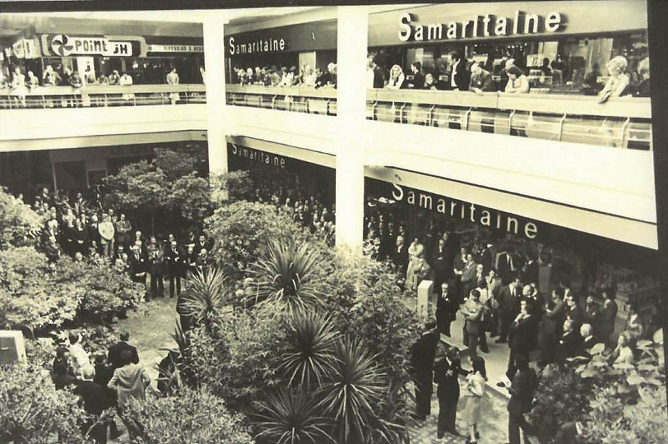 Inauguration du centre commercial des Trois Fontaines en 1973 - voir en plus grand : (fenêtre modale)