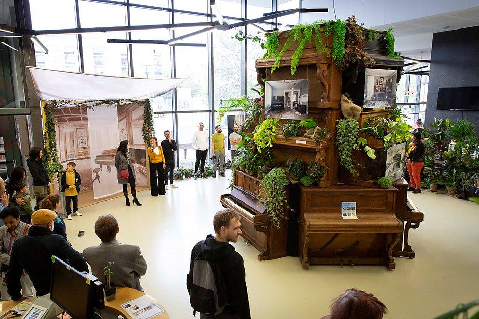 Inauguration de l'exposition Symphonie Végétale - voir en plus grand : (fenêtre modale)