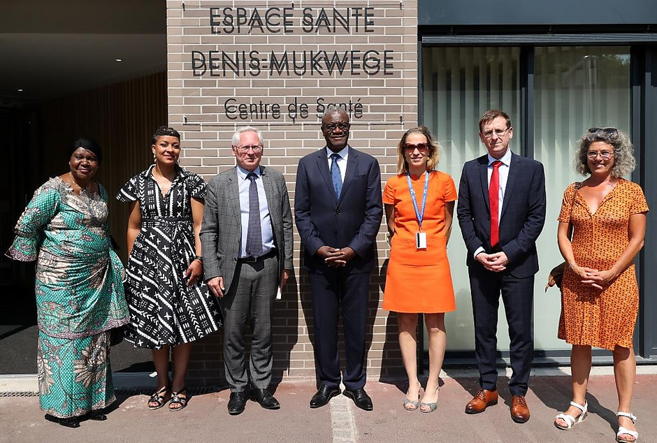 Inauguration de l'espace santé Denis Mukwege, 6 juin - voir en plus grand : (fenêtre modale)