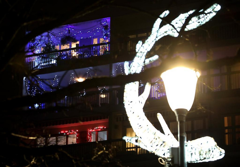 Illuminations de Noël dans le quartier Grand Centre, décembre 2020 - voir en plus grand : (fenêtre modale)