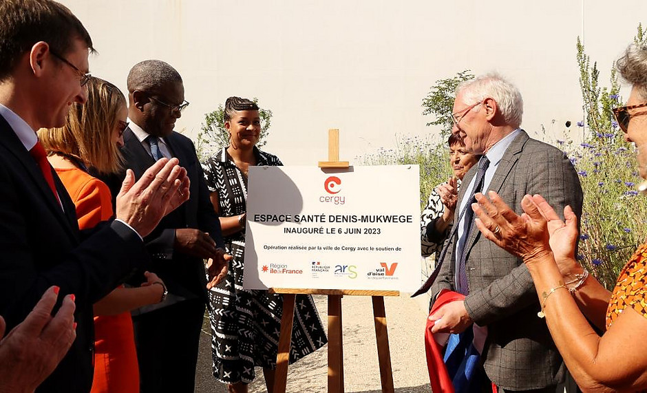 Inauguration de l'espace santé Denis Mukwege, 6 juin - voir en plus grand : (fenêtre modale)
