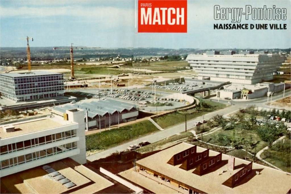 Création de l'Etablissement Public d'Aménagement de Cergy-Pontoise en 1969 - voir en plus grand : (fenêtre modale)